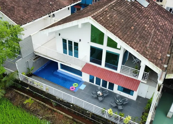 Elivaas 4 Bhk With Pvt Pool & Sunrise Or Sunset View - Risaia